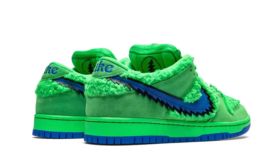 Men's Grateful Dead × Nike SB Dunk Low Green Bear Shoes