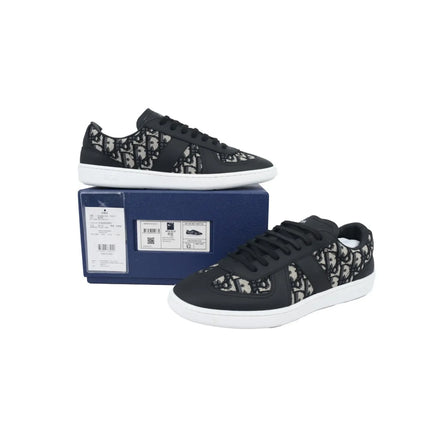Men's Dior B01 Matchpoint White And Black Print Sneakers
