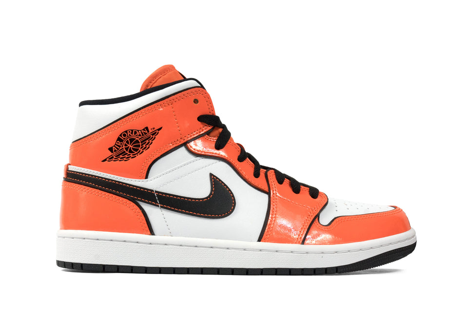 Men's Nike Air Jordan 1 Mid  SE Turf Orange Shoes