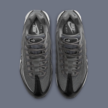 Men's Nike Air Max 95 Dark Grey Metallic Silver Shoes