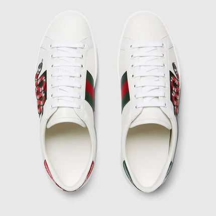 Men's Gucci Ace Embroidered Snake Sneakers