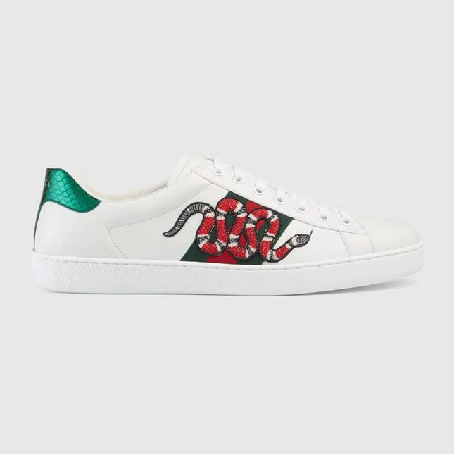 Men's Gucci Ace Embroidered Snake Sneakers