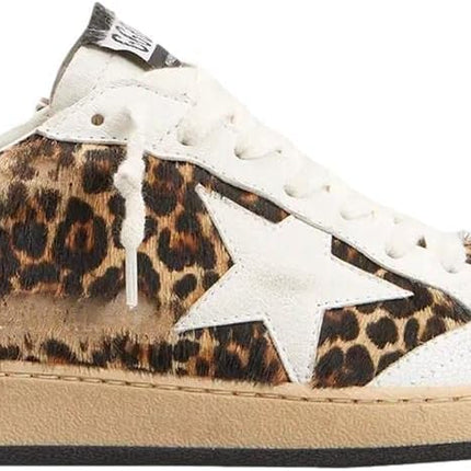 Golden Goose Women's Ball Star Leopard Low-Top Sneakers