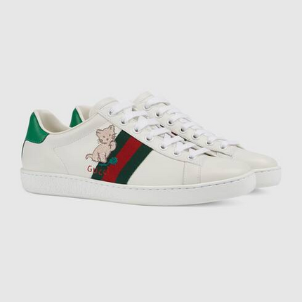 Men's Gucci Rhyton Kitten Sneakers