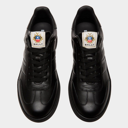 Men's Bally Retro Crest Black Sneaker