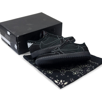 Men's Travis Scott x Air Jordan 1 Retro Low  ‘Black' Shoes
