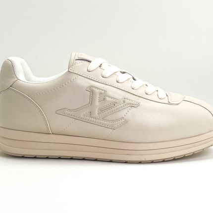 Men's Louis Vuitton BUTTERSOFT Beige Sneakers
