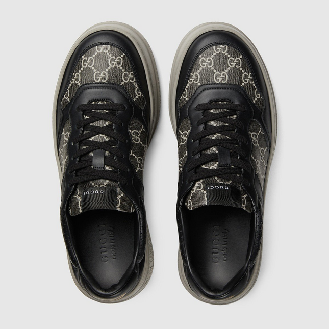Men's Gucci GG  Black Grey Sneaker