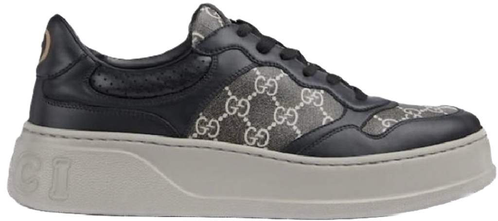 Men's Gucci GG  Black Grey Sneaker