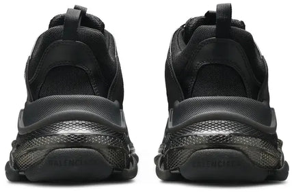 Men's Balenciaga Triple S  Clear Sole - Black Sneakers