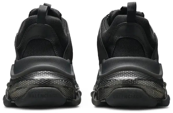 Men's Balenciaga Triple S  Clear Sole - Black Sneakers