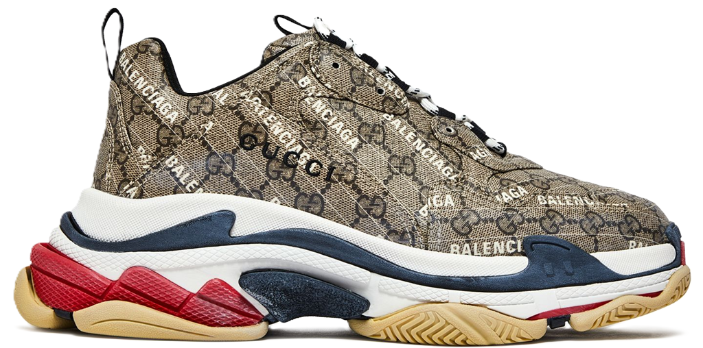 Men's Gucci x Balenciaga The Hacker Project Triple S Sneakers
