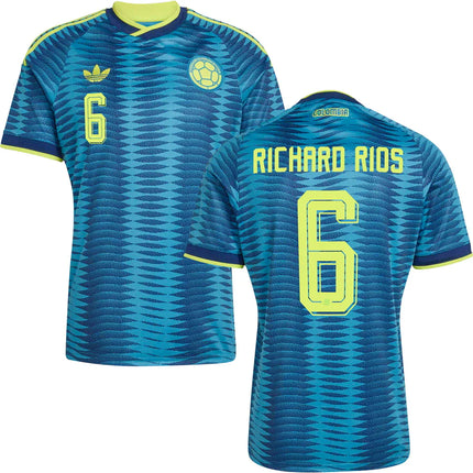 Richard Rios Colombia World Cup 2026 Away Jersey - Blue