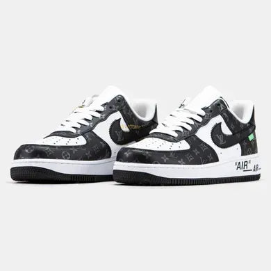 Men's Nike Air Force 1 Low Vuitton White Grey Shoes
