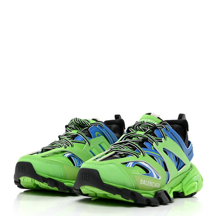 Men's Balenciaga Sneaker Paris 3.0 Sneaker In Green Blue