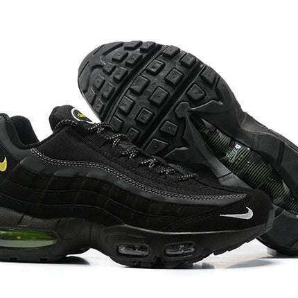 Men's Nike Air Max 95 Black Yellow Strike Shoes