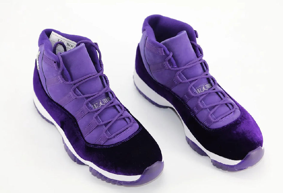 Men's Nike Air Jordan 11 Purple Rain Shoes