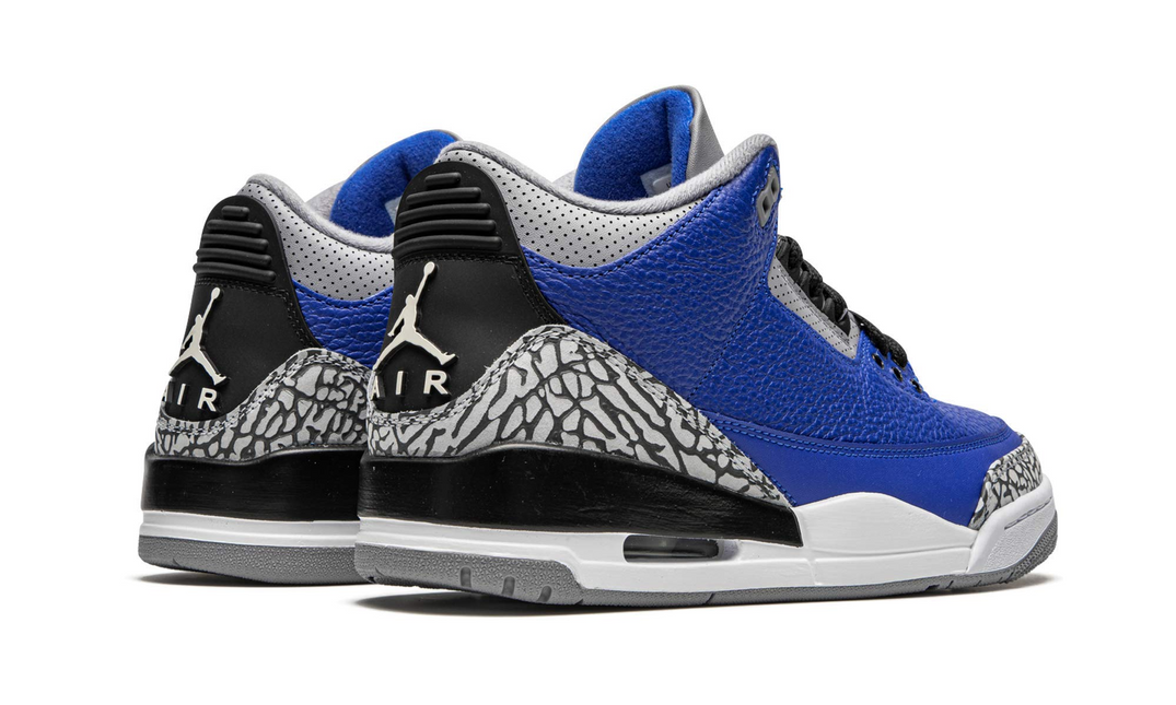 Men's Nike Air Jordan 3 Varsity Royal Cement Shoes