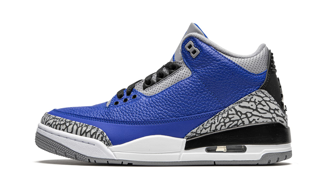 Men's Nike Air Jordan 3 Varsity Royal Cement Shoes