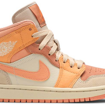 Men's Nike Air Jordan 1  Mid Apricot Shoes