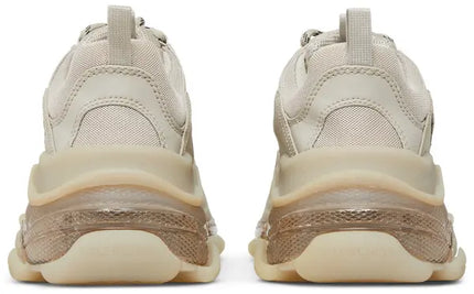 Men's Balenciaga Triple S  Clear Sole - Beige Sneakers