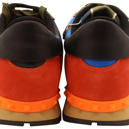 Men's Valentino Camo Rock Runners Multicolor Sneakers