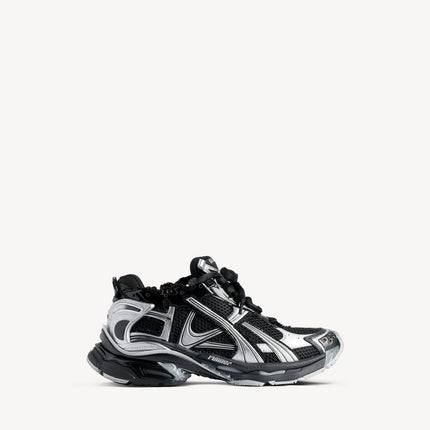 Men's Balenciaga Runner Black Silver Shoes