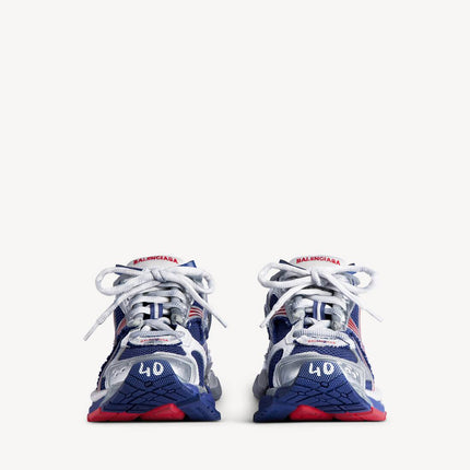 Men's Balenciaga Runner Gradient Navy Red Grey Shoes