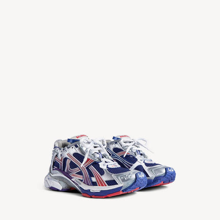 Men's Balenciaga Runner Gradient Navy Red Grey Shoes