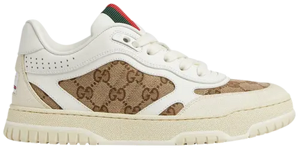 Men's Gucci Re-Web GG Canvas - White Beige Sneakers