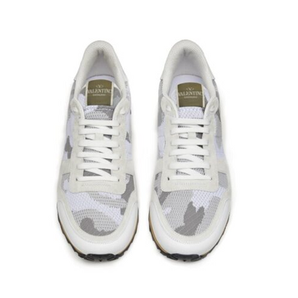 Men's Valentino Garavani Rockrunner White Sneakers