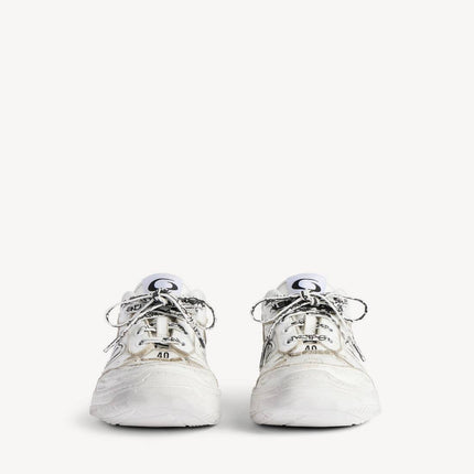 Men' Balenciaga Hamptons Worn-out Trainers White Sneaker