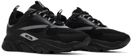 Men's Dior B22 Black Reflective Sneakers