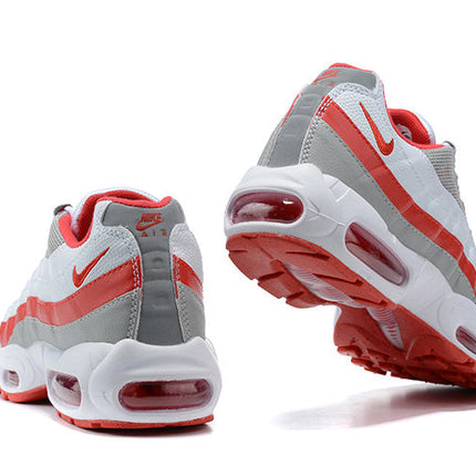 Men's Nike Air Max 95 Grey Fog Hyper Red Shoes