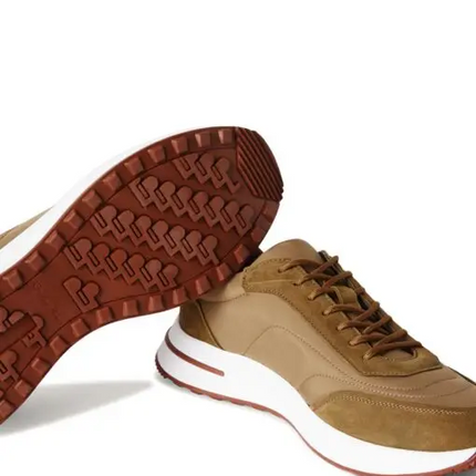 Men's Loro Piana Weekend Walk Smoky Tree Sneakers
