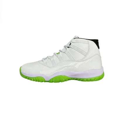 Men's Nike Air Jordan 11 White Neon Shoes