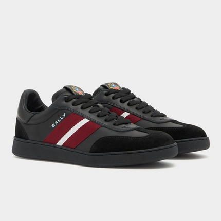 Men's Bally Retro Crest Black Sneaker