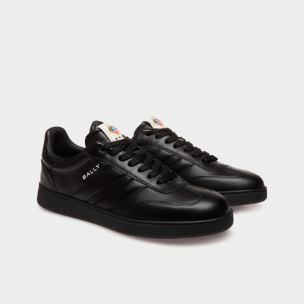 Men's Bally Retro Crest Black Sneaker