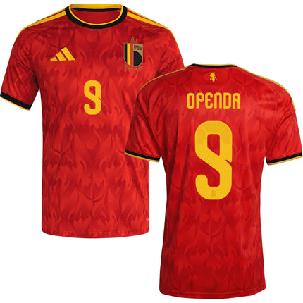 Lois Openda Belgium World Cup 2026 Home Jersey - Red