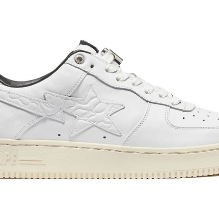 Men's BAPE BLACK x Bapesta White Black Shoes