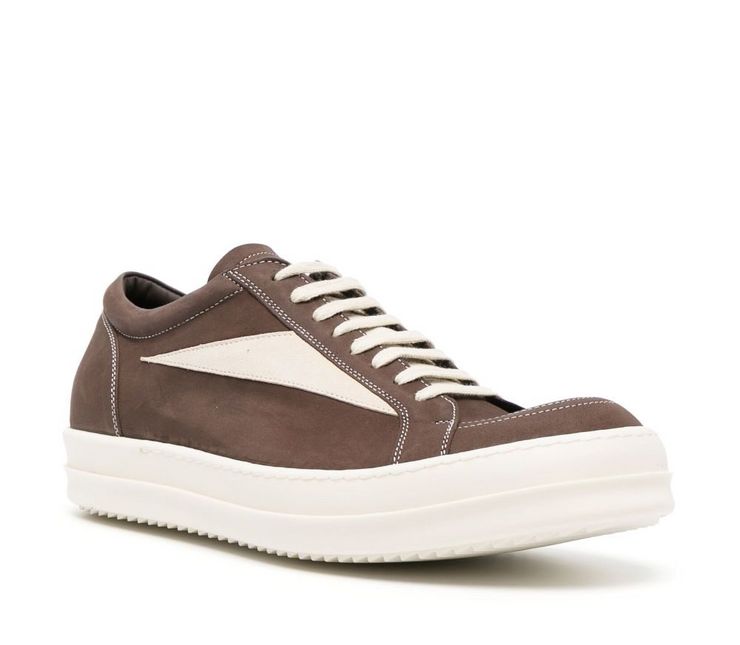 Men's Rick Owens Vintage Low-Top Brown Shoes