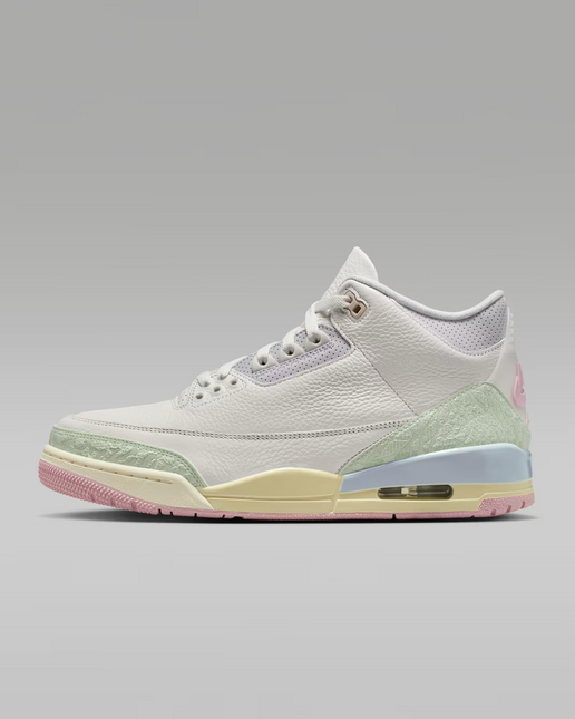 Men's Nike Air Jordan 3 Sail and Jade Aura Shoes