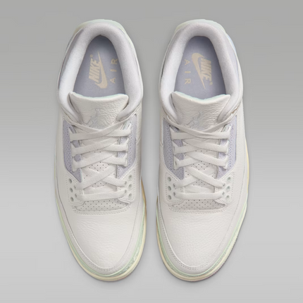 Men's Nike Air Jordan 3 Sail and Jade Aura Shoes