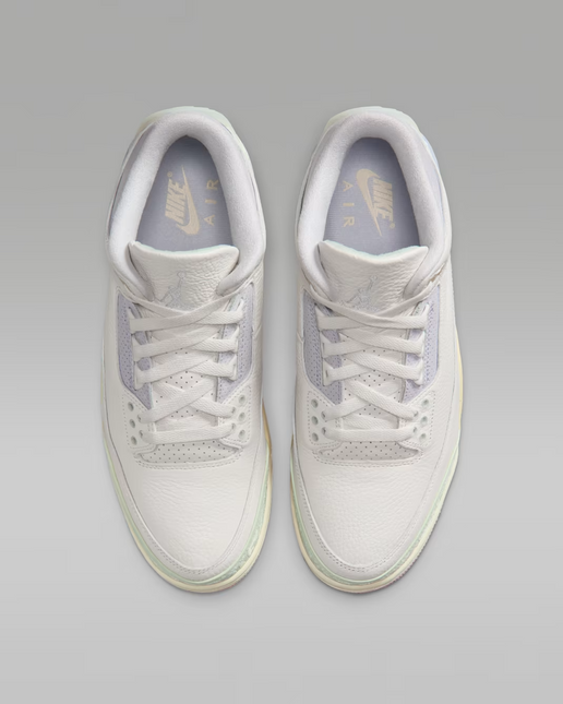 Men's Nike Air Jordan 3 Sail and Jade Aura Shoes