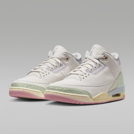 Men's Nike Air Jordan 3 Sail and Jade Aura Shoes