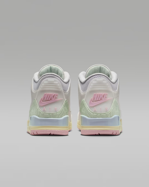 Men's Nike Air Jordan 3 Sail and Jade Aura Shoes