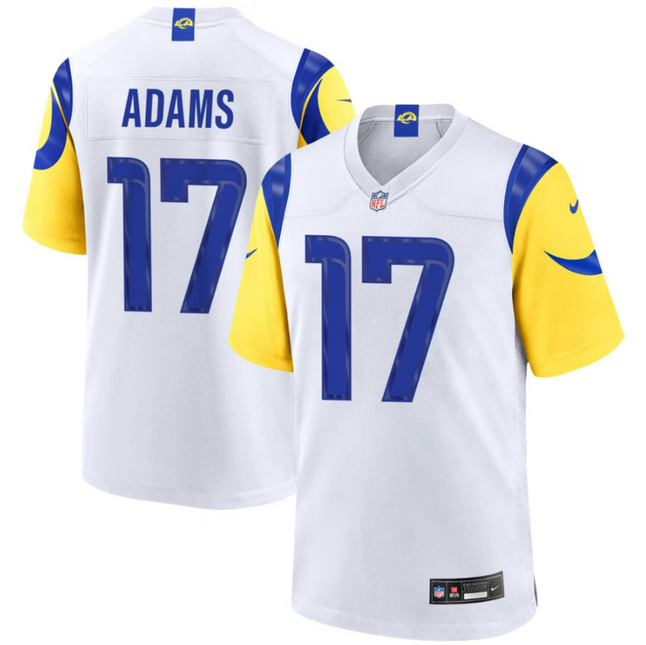 Davante Adams Los Angeles Rams 2026 Game Jersey - White