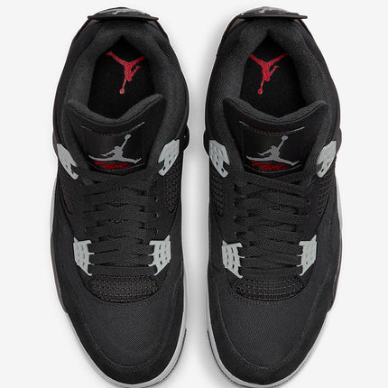Men's Air Jordan 4  'Black and Light Steel' Shoes
