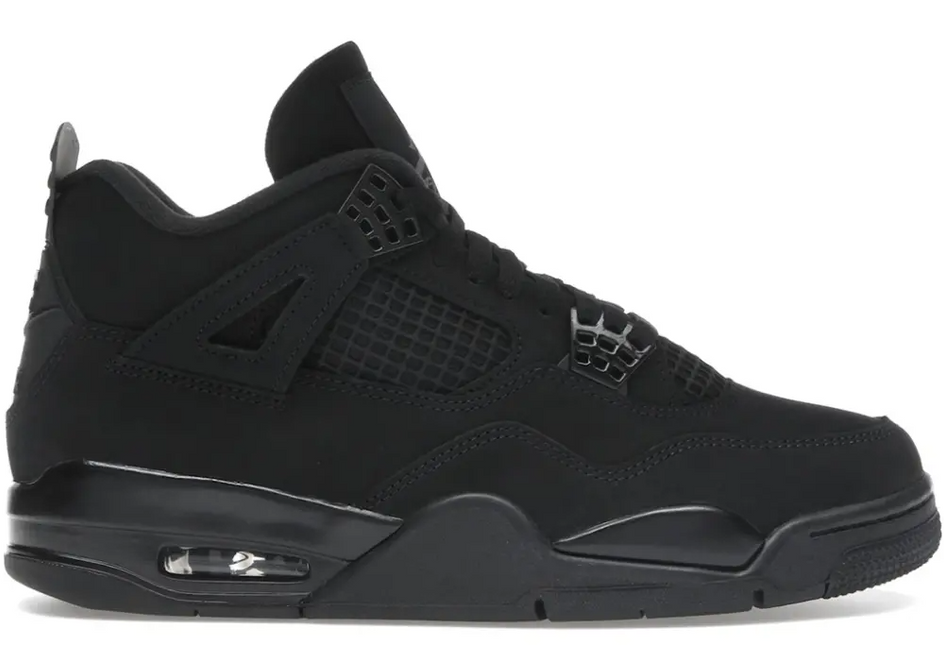 Men's Nike Air Jordan 4 Black Cat Shoes