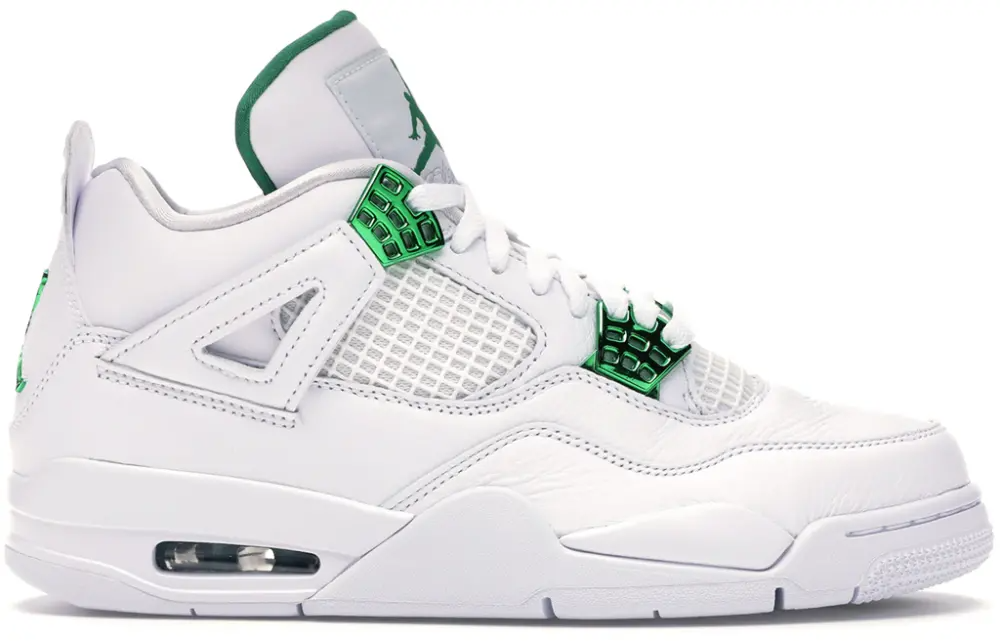 Men's Nike Air Jordan 4 Green Metallic Shoes